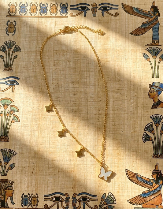 Butterfly & Star Dainty Necklace