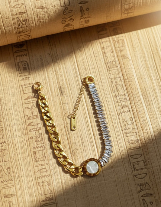 Roman Empress Dual-Chain Bracelet