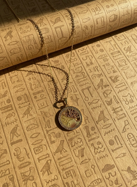 Tree of Life Medallion Necklace
