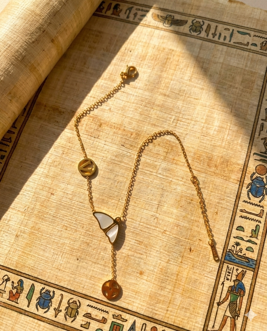 Luxe Gold Butterfly Charm Anklet