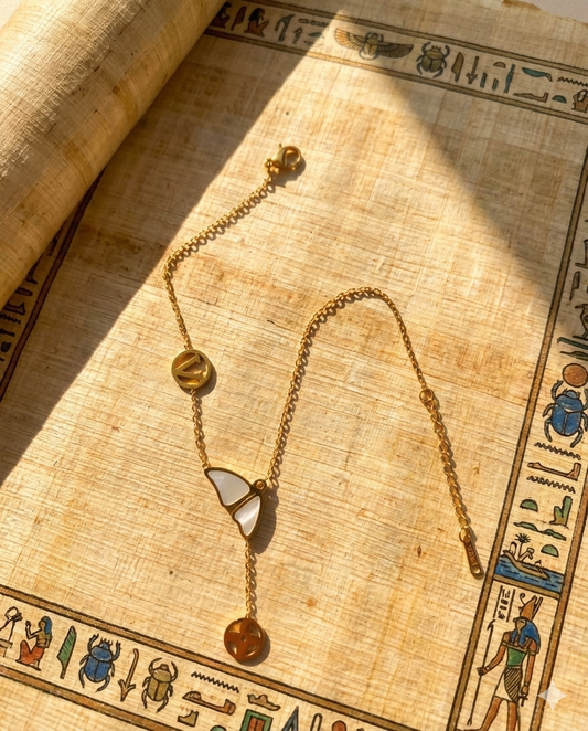 Luxe Gold Butterfly Charm Anklet