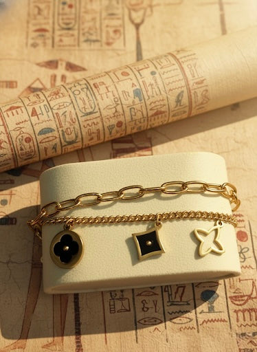 Double Layer Charm Bracelet